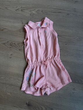 Ralph Lauren baby girl’s romper with embroidery size 12m